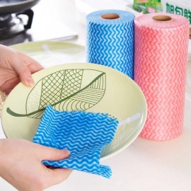 Pano Multiuso Reutilizvel 25x30cm Limpeza Pesada Cozinha Banheiro Super Absorvente Cores Sortidas